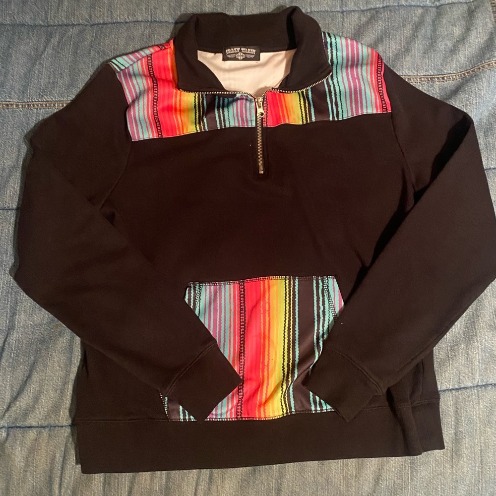 Crazy Train Serape Quarter zip